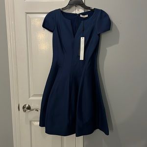 Brand new Halston dress, navy blue, US size 6